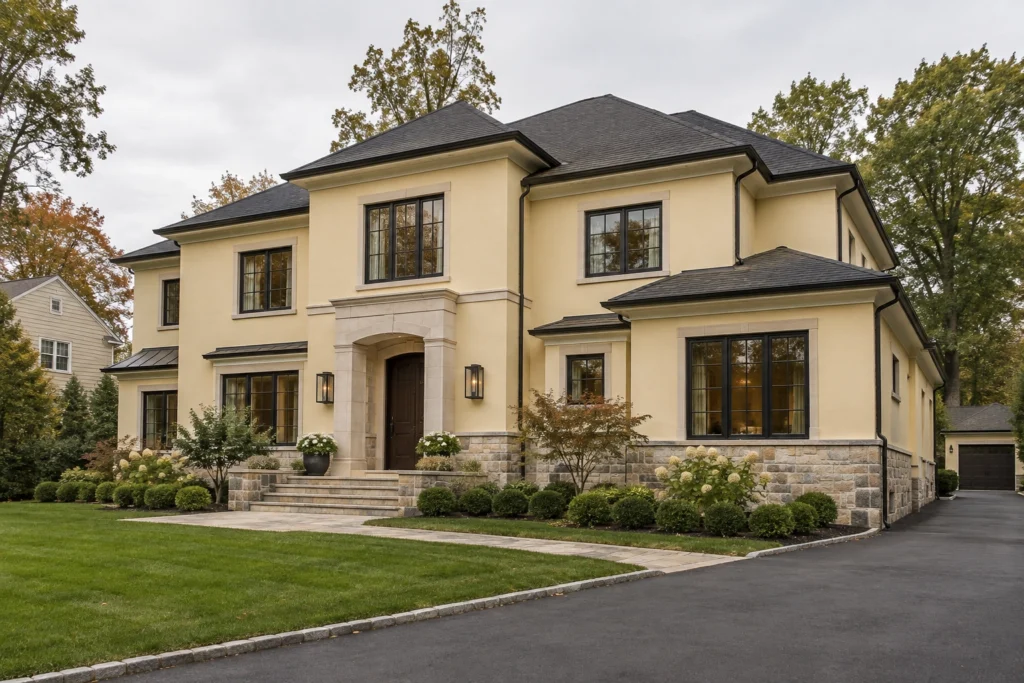 02 cream yellow stucco natural stone