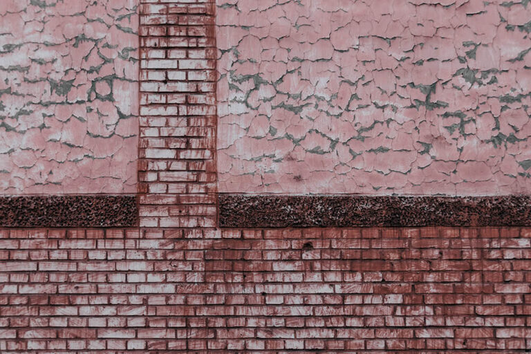cracking stucco paint wall