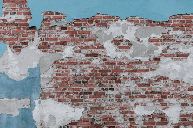 cracked stucco