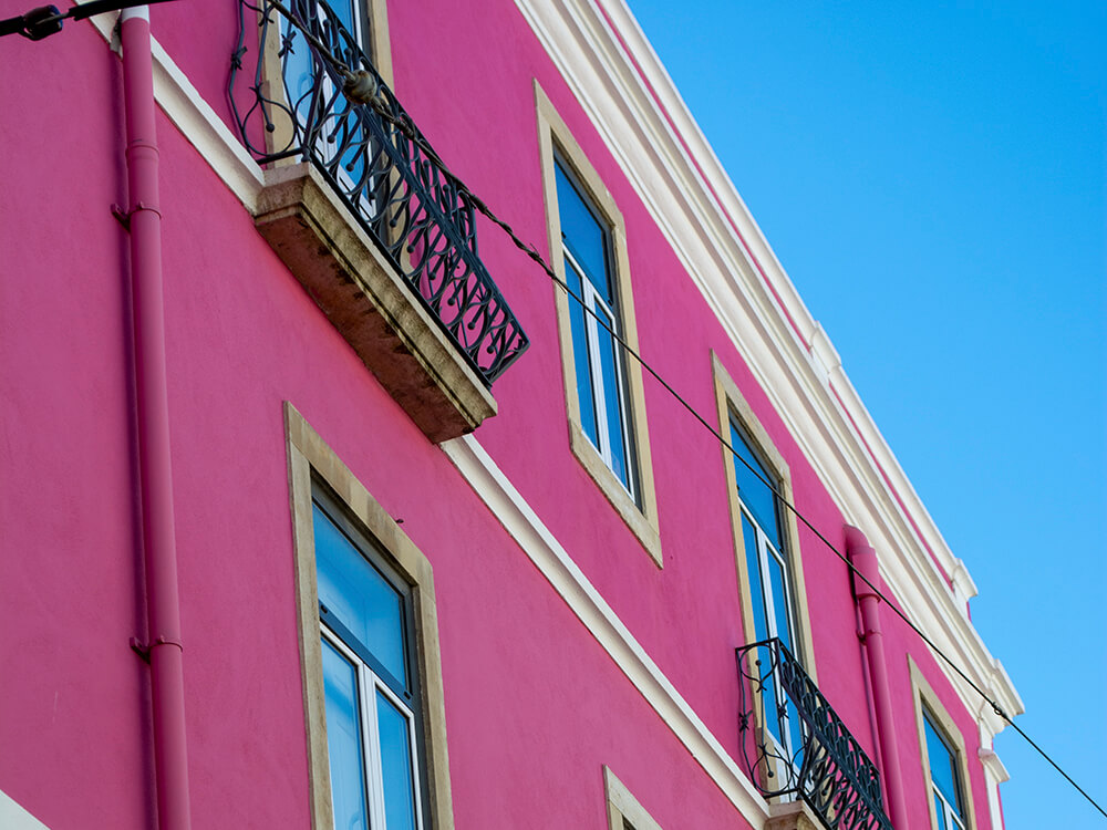 20 Beautiful Examples of Pink Stucco 22 Pink Stucco work example 19