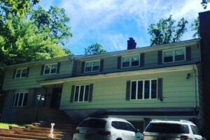 Watchung NJ 3 image of the house before the application of stucco