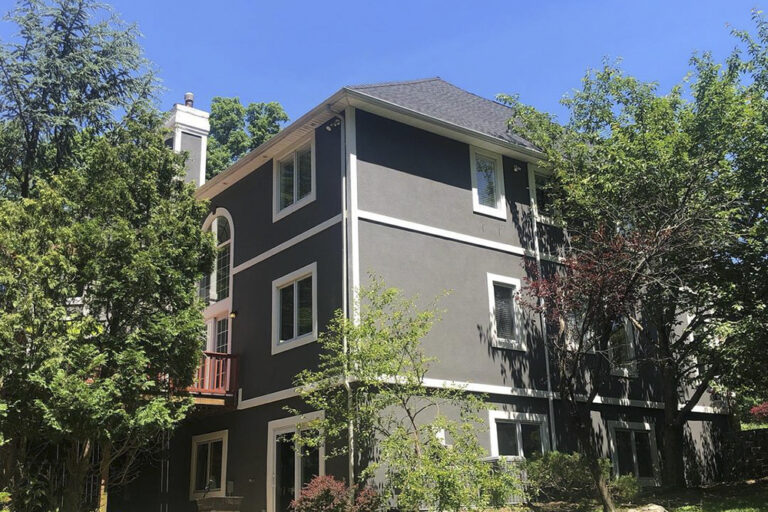 image of house facade with stucco from ZD Stucco Repair