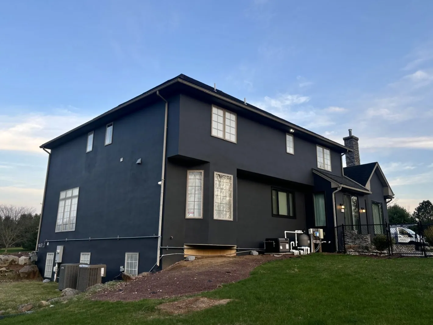 Bethlehem PA 9 Painting the entire stucco system after repairs