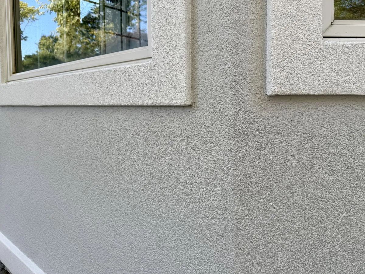 Edison NJ 5 Area of stucco with peeling sections needing repair